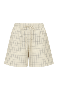 Palma Short In Black Check - Frank Rae 