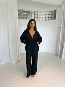 Everyday Pant In Black - Frank Rae 