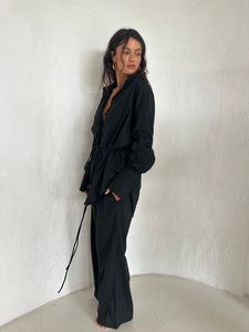 Everyday Pant In Black - Frank Rae 